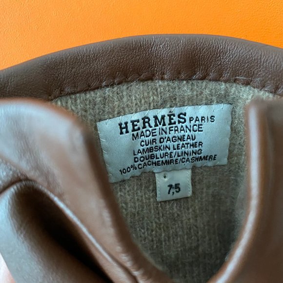 HERMES Leather Gloves - Picture 10 of 10